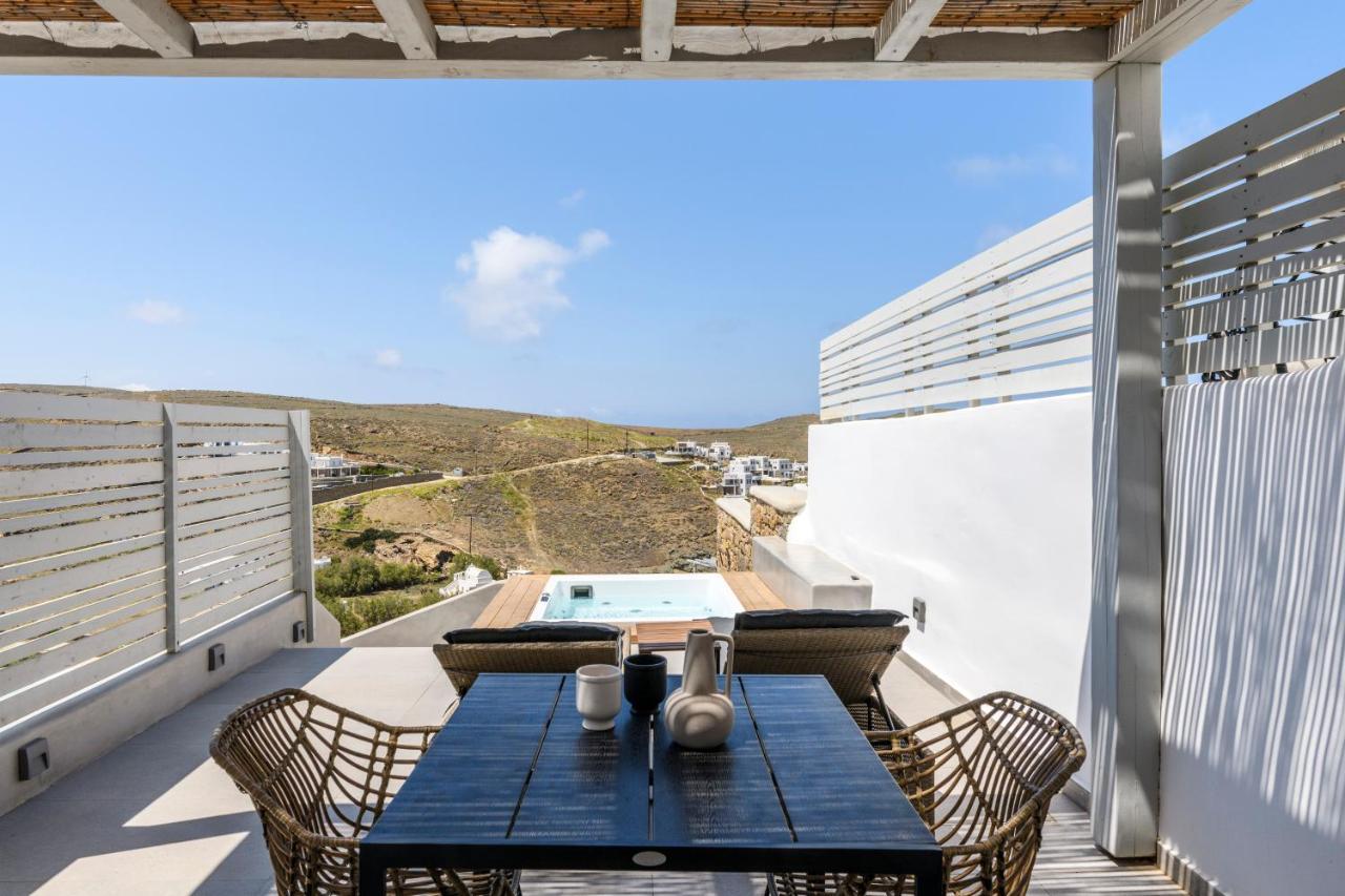 Mykonos Residence Villas & Suites Merchia Beach Exterior foto