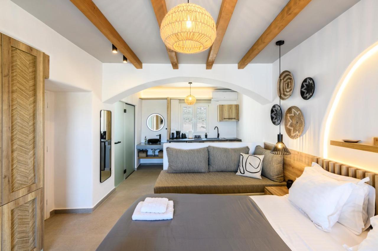 Mykonos Residence Villas & Suites Merchia Beach Exterior foto