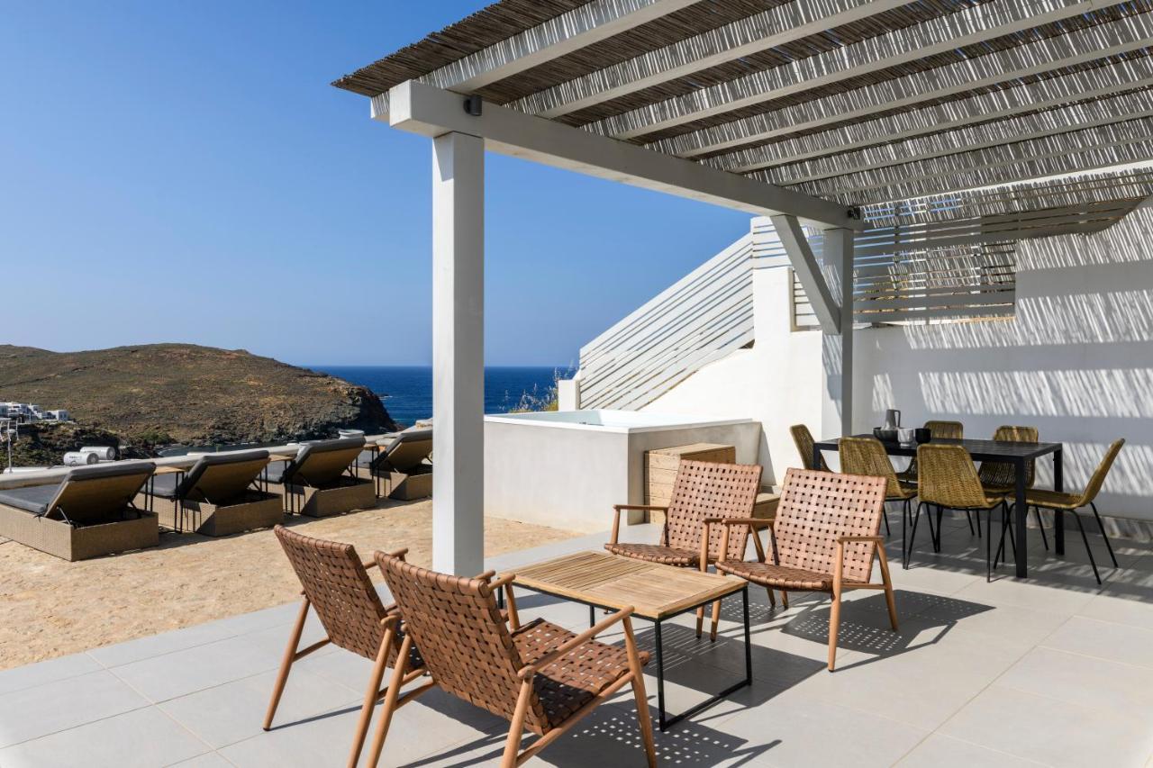 Mykonos Residence Villas & Suites Merchia Beach Exterior foto
