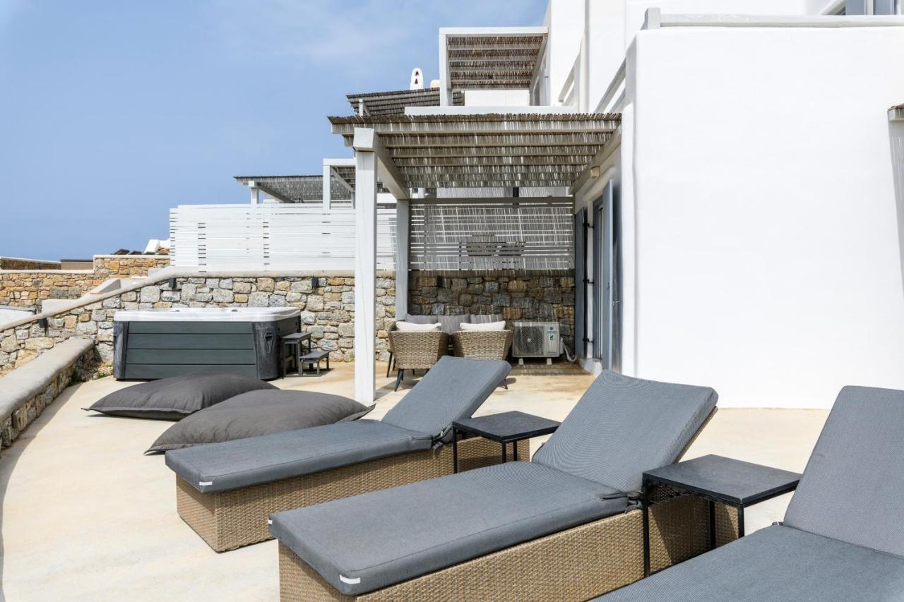 Mykonos Residence Villas & Suites Merchia Beach Exterior foto