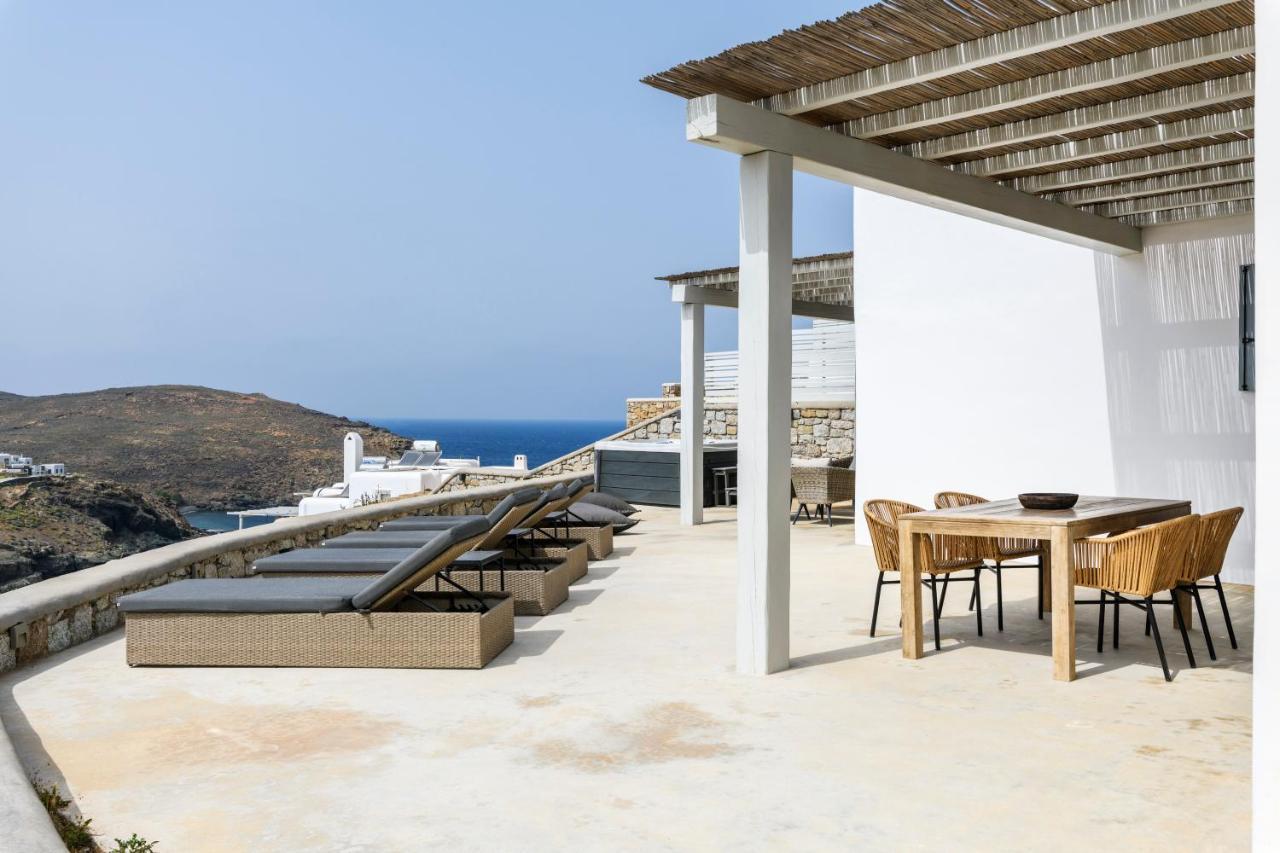Mykonos Residence Villas & Suites Merchia Beach Exterior foto